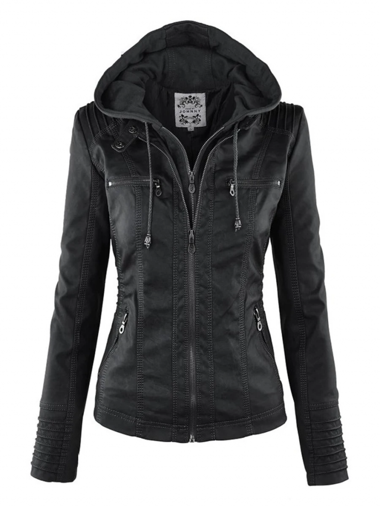 Womens Black Leather Jacket